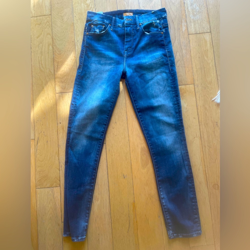 Mother High Waister Looker Crop in Tequila Truth.  Size 25